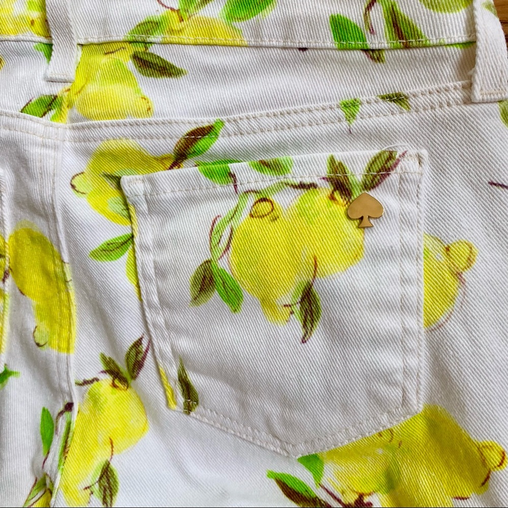 Kate Spade Brooke Street Capri Lemon Pants EUC - Picture 14 of 16